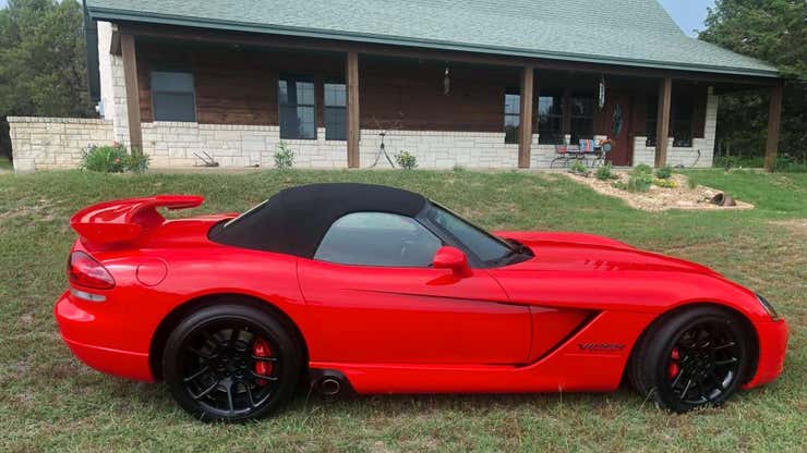 Image for At $79,995, Should We Give Thanks For This Twin Turbo 2004 Dodge Viper SRT10?