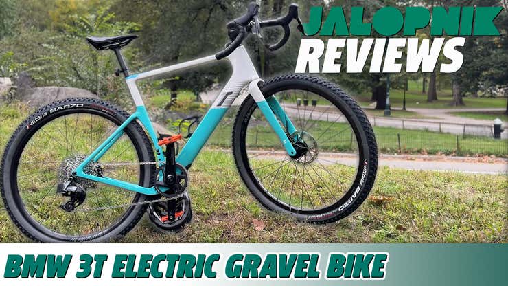 Image for BMW 3T Electric Gravel Bike | Jalopnik Reviews
