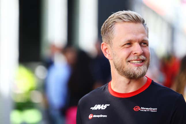 Kevin Magnussen of Denmark and Haas F1 walks in the Paddock during previews ahead of the F1 Grand Prix of United States at Circuit of The Americas on October 19, 2023 in Austin, Texas